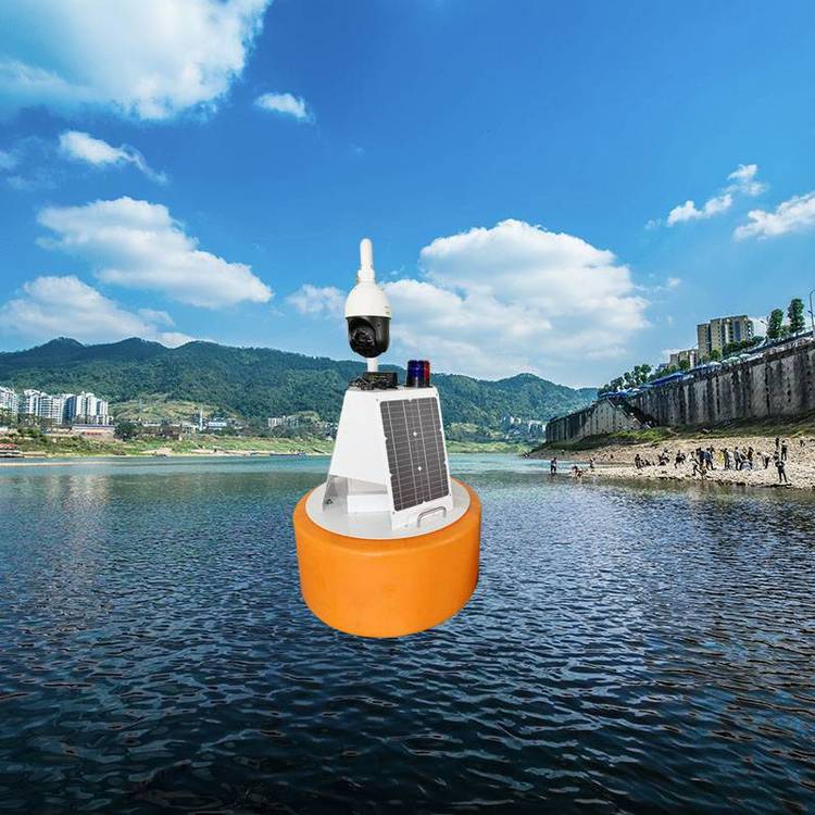 海洋浮标水质监测设备OEM定制 鱼塘漂浮式水质溶解氧余氯PH监测仪